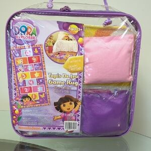 Dora the Explorer Pink & Purple Hopscotch Game Rug Playset